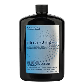 Scruples Blazing Highlights Toner Infused Gel Blue Oil Lightener, 8 oz