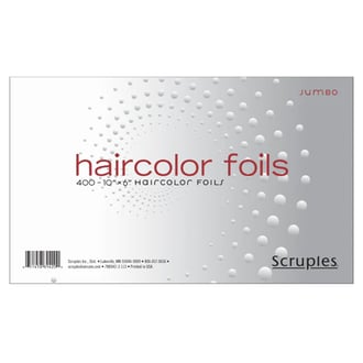 Scruples Haircolor Jumbo Foils 10" x 6", 400 pk