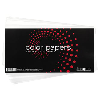 Scruples Color Papers 10" x 5", 200 pk