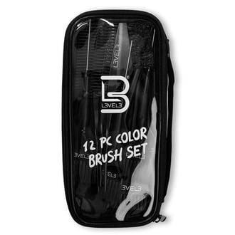 L3VEL3 Color Brush with Bag, 12 Piece Set L3VEL3 Color Brush with Bag, 12 Piece Set