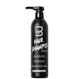 L3VEL3 Sulfate Free Hair Shampoo, 16.9 oz