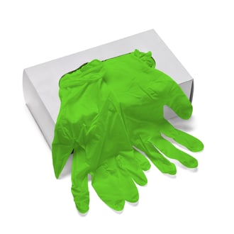 Lime Performance Nitrile Gloves, 100 Pack