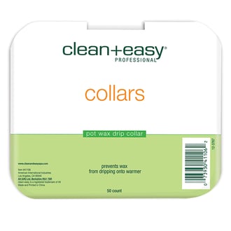 Clean & Easy Deluxe Pot Wax Collars, 50 Pack