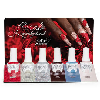 Gelish Gel Polish, .5 oz (Floral Wonderland), 6 Piece Display
