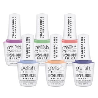 Gelish Solar Shift Photochromatic Gels, .5 oz