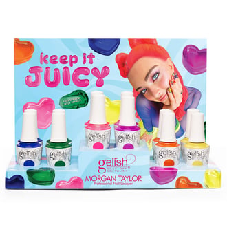 Gelish Gel Polish, .5 oz (Keep It Juicy Collection), 12 Piece Display