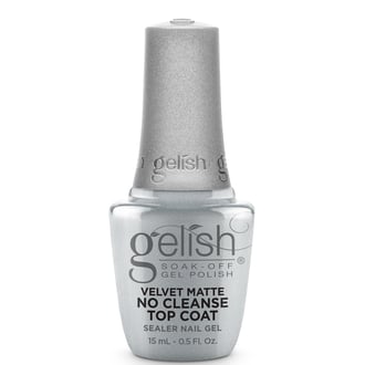 Gelish Velvet Matte No Cleanse Top Coat, .5 oz