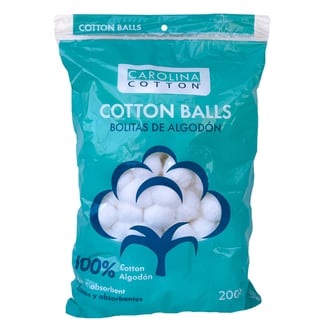 Carolina Standard Cotton Balls, 200 Count