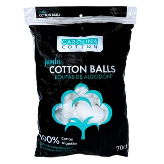 Carolina Jumbo Cotton Balls, 70 Count