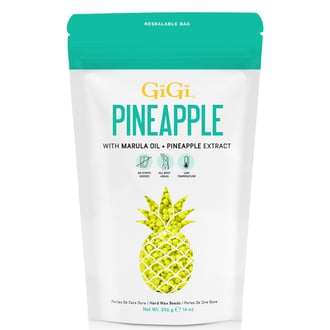 Gigi Neon Hard Wax Beads Pineapple, 14 oz