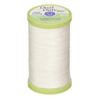 Coats and Clark Dual Duty Plus White Thread, 325 Yards