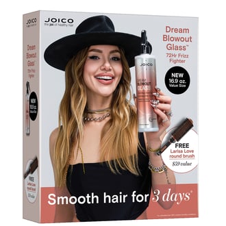 Joico Dream Blowout Glass + Free Larisa Love Round Brush