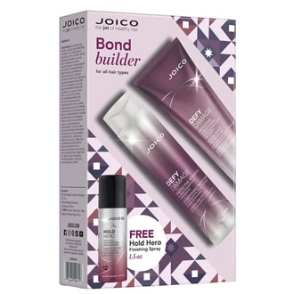 Joico Defy Damage Holiday Duo with Free Hold Hero Hairspray, 1.5 oz