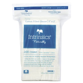 Intrinsics 2" x 2" Petite Cotton-Filled Gauze, 200 Count
