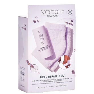 Voesh Heel Repair Duo SoleMate Balm with Lavender & Heel Socks