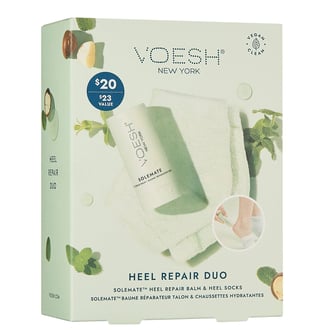 Voesh Heel Repair Duo SoleMate Balm with Mint & Heel Socks