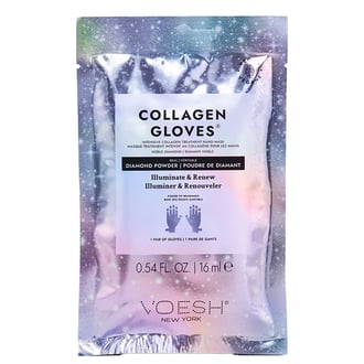 Voesh Noble Diamond Collagen Gloves, 1 Pair