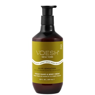 Voesh Olive Sensation Vegan Body & Hand Creme, 28 oz