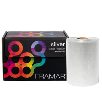 Framar Embossed Roll Medium Silver, 320'