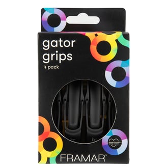 Framar Gator Grips Black, 4 Pack