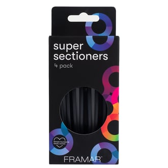 Framar Super Sectioners Black, 4 Pack