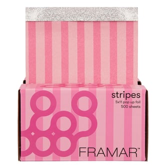 Framar 5x11 Pop-Ups Stripes Pink, 500 Sheets