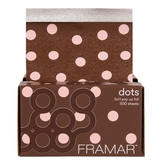 Framar 5x11 Pop-Ups Polka Dots Chocolate, 500 Sheets