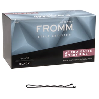 Fromm Style Artistry 2" Pro Matte Bobby Pins, 1 Pound