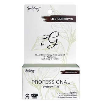 Godefroy Professional Eyebrow Tint, 20 Applications