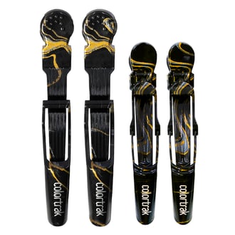 Colortrak Midnight Lux Croc Clips, 4 Pack
