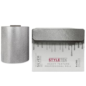 StyleTek Silver Roll Foil, 5" x 300' (Heavy Embossed)