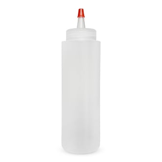 MBS Supplies Applicator Bottle with Red Tip, 10 oz