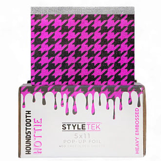 StyleTek Houndstooth Hottie Pop-Up Foil, 5" x 11" 400 Sheets