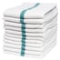 Diane Green Stripe Barber Towels, 12 Pack