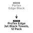 ProTex Edge Jet Black Towels, 12 Pack