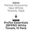 ProTex Economy Spa White Towels, 12 Pack